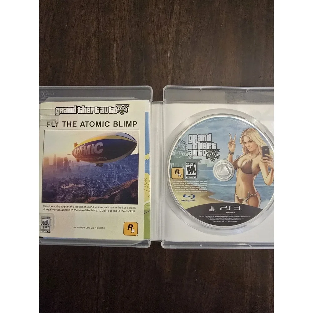 Sony PlayStation 3 PS3 - Grand Theft Auto V 5 GTA V - Complete w/ Manual & Map
